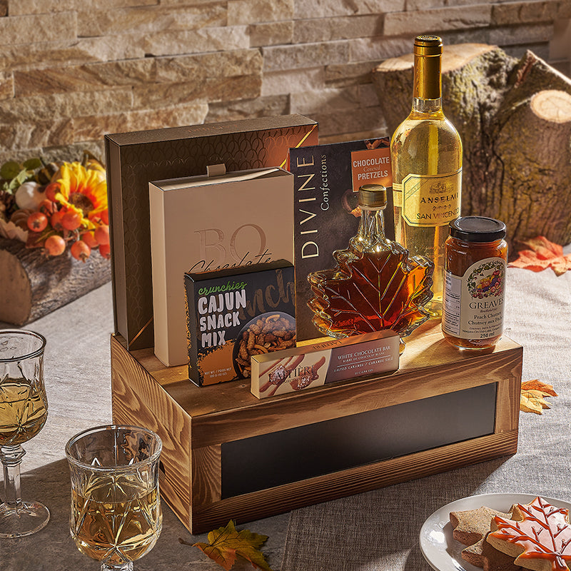 Custom Wine Gift Basket