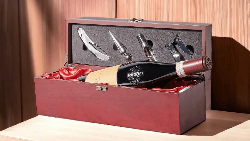 Wine and gourmet food pairing arranged for gifting