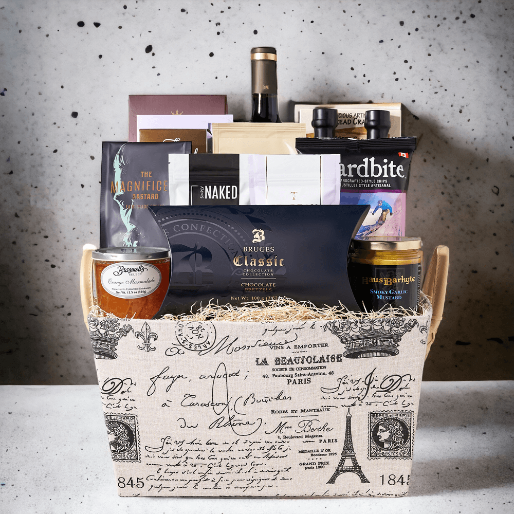 "A Paris Romance" Wine Gift Basket