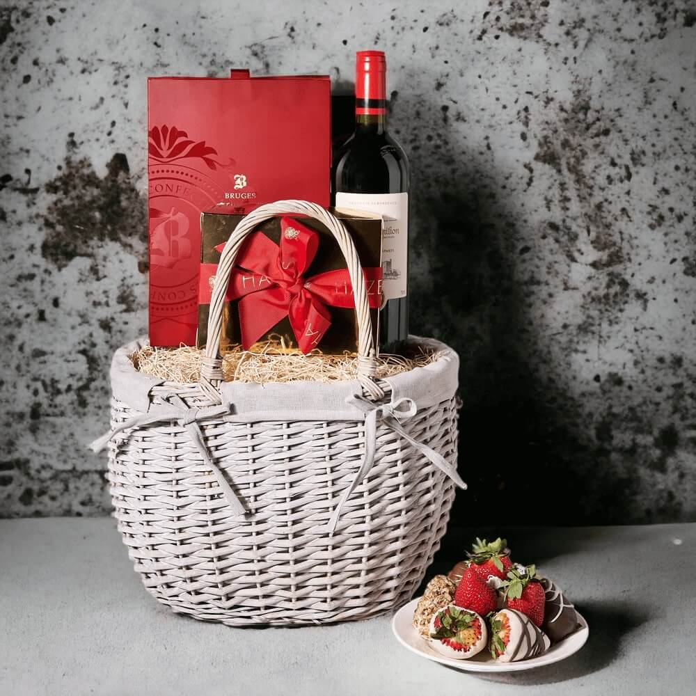 A Whirlwind Romance Gift Basket