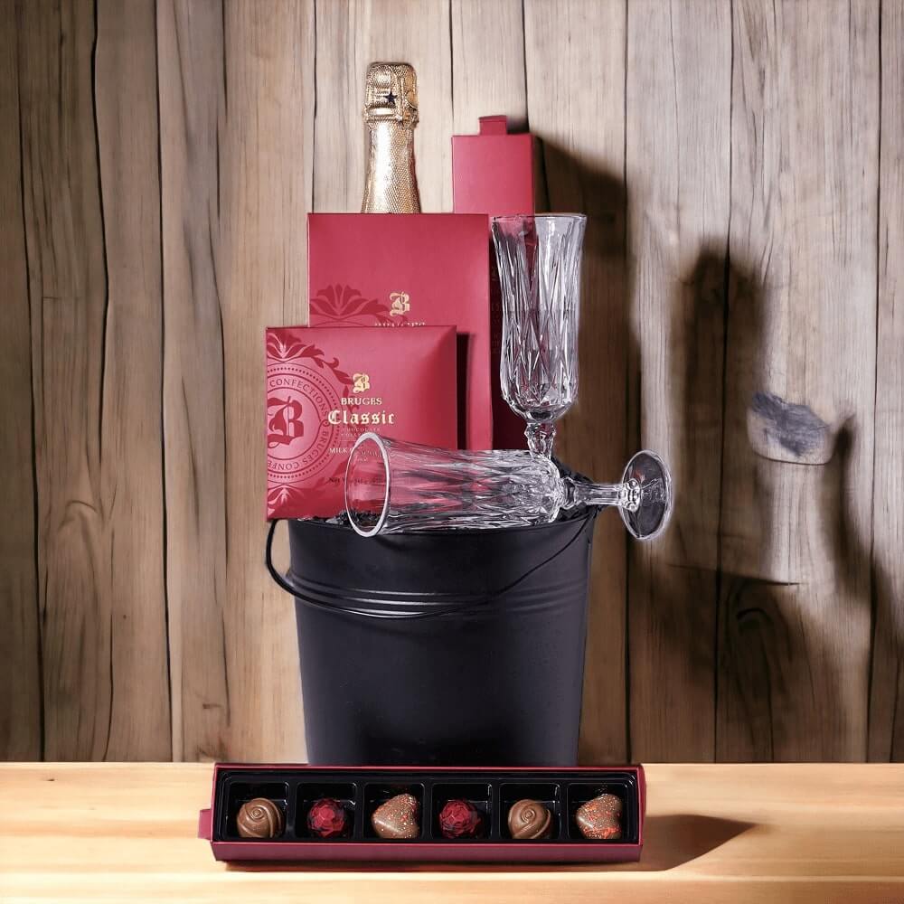 Champagne & Chocolate Gift Bucket