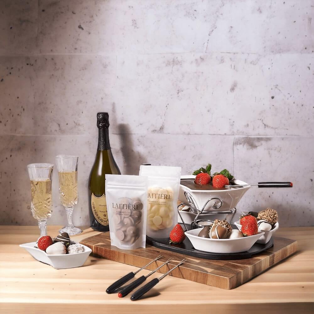 Chocolate Fondue & Champagne Paradise