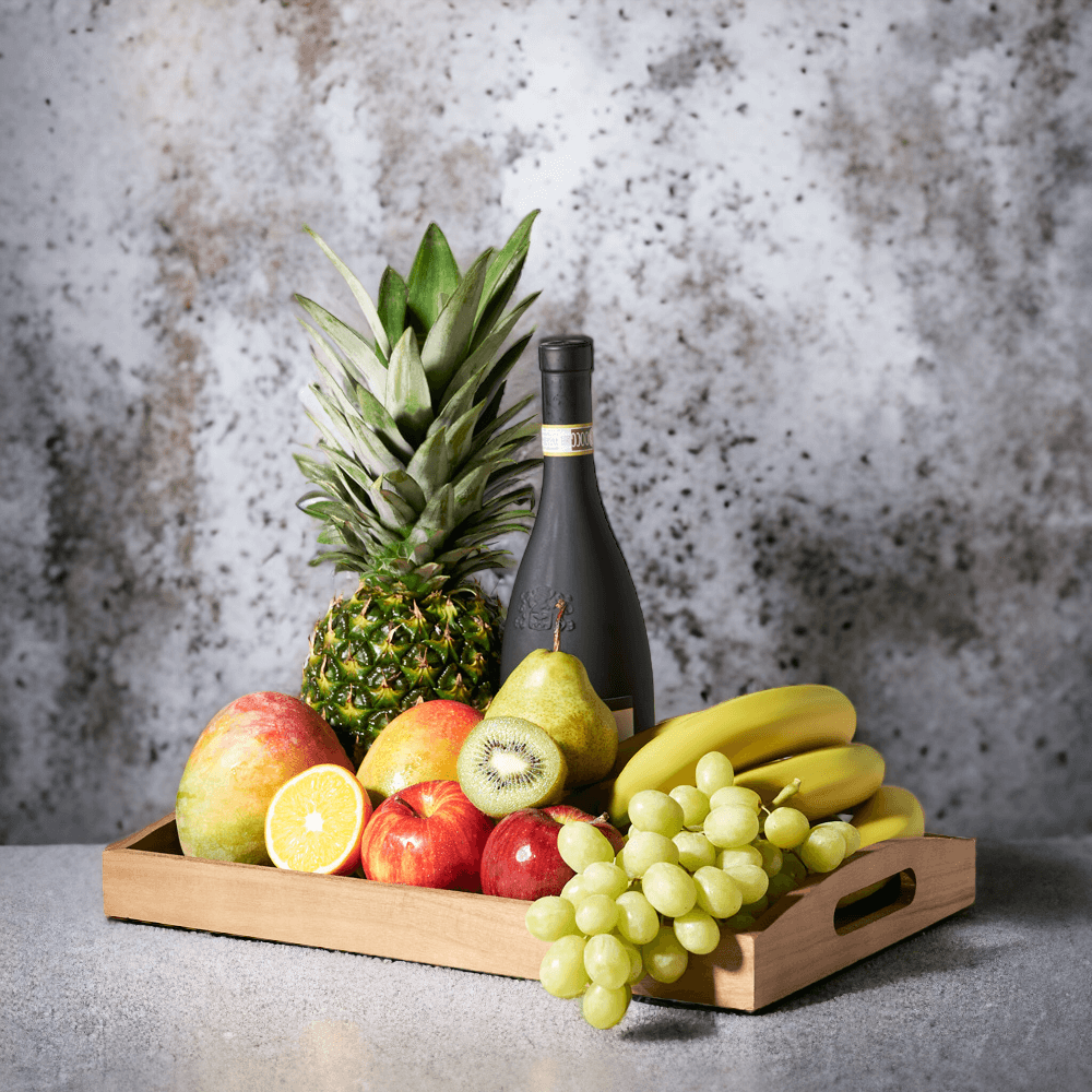 Fruits &amp; Wine Galore Gift Tray