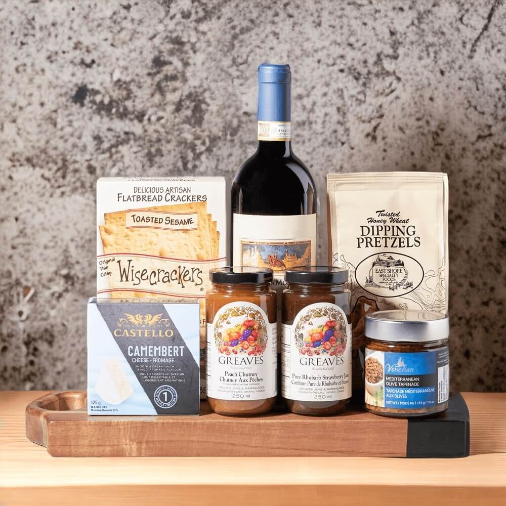 Gourmet Dipping &amp; Wine Gift Board