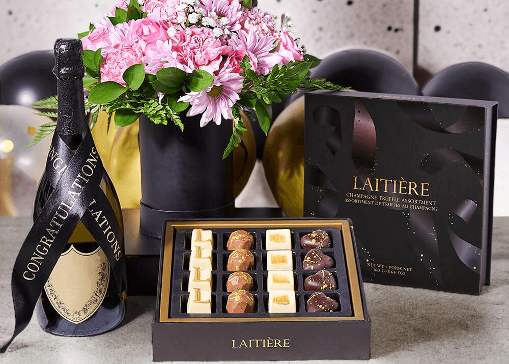Wine and chocolate pairing gift