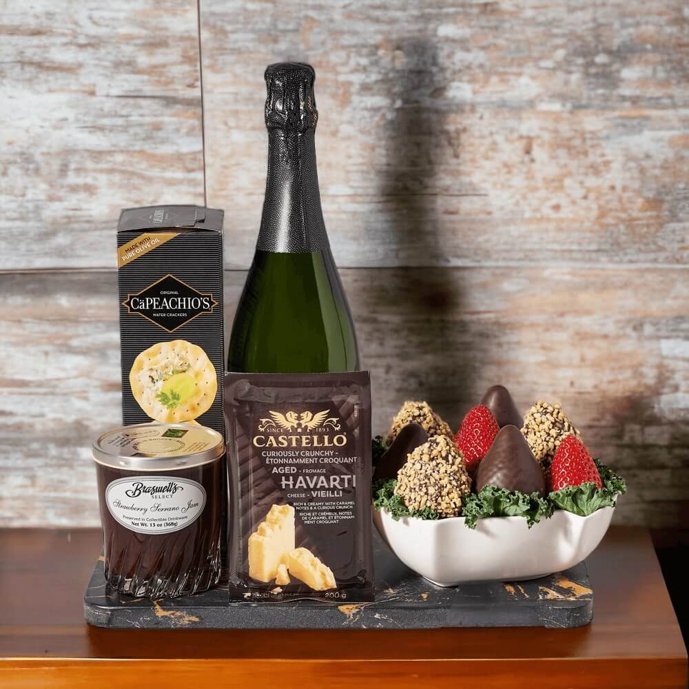 "Love You Forever" Gift Set with Sparkling Wine