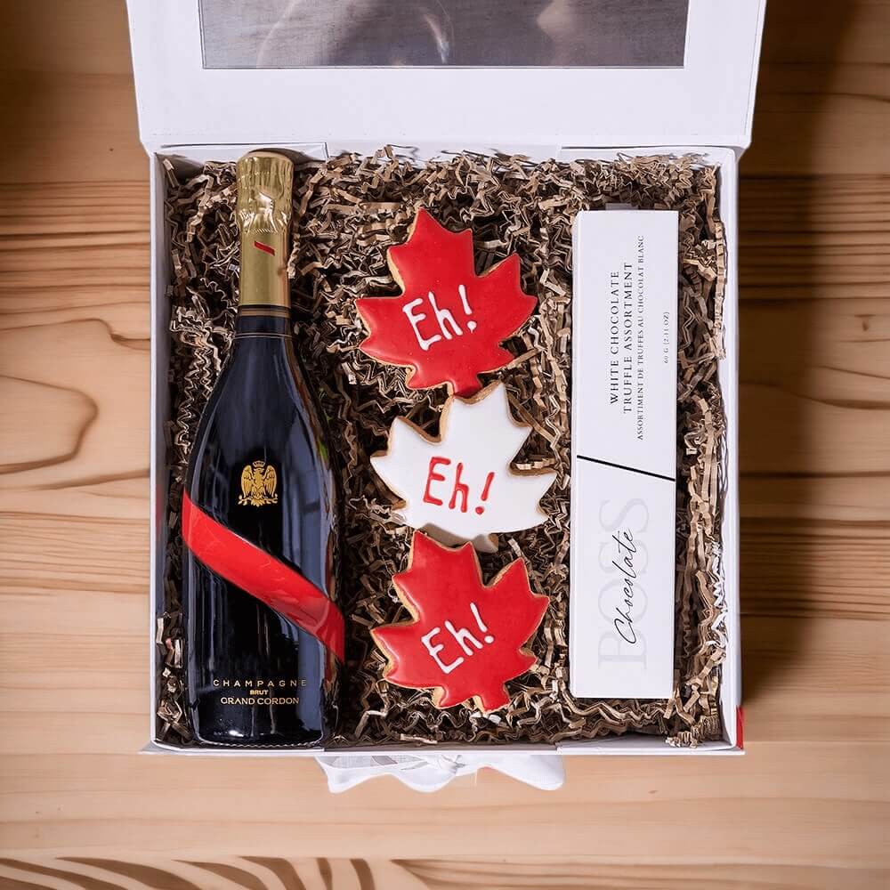 "Oh Canada" Champagne &amp; Chocolate Box