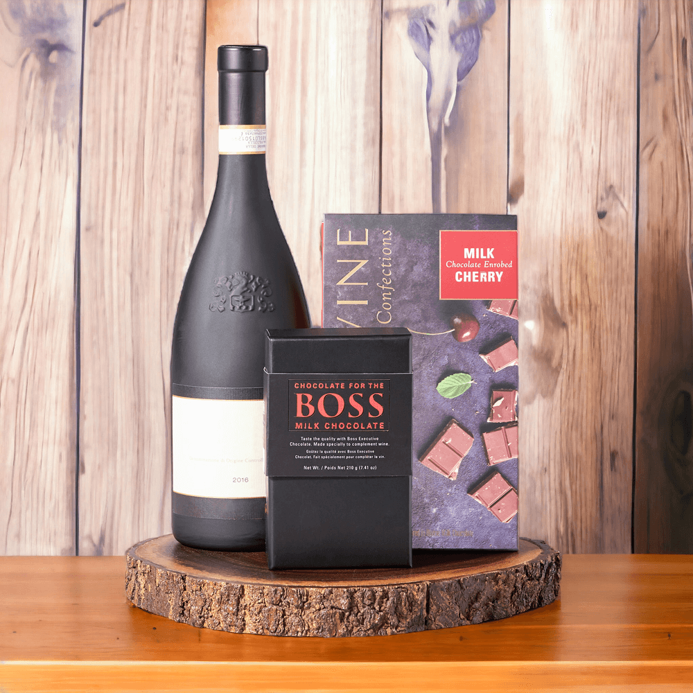 Splendid Chocolate &amp; Wine Gift Set