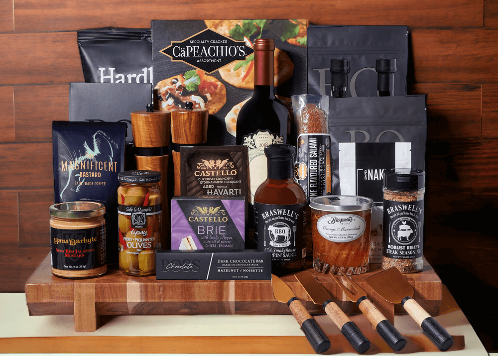 Wine and savoury gourmet pairing gift