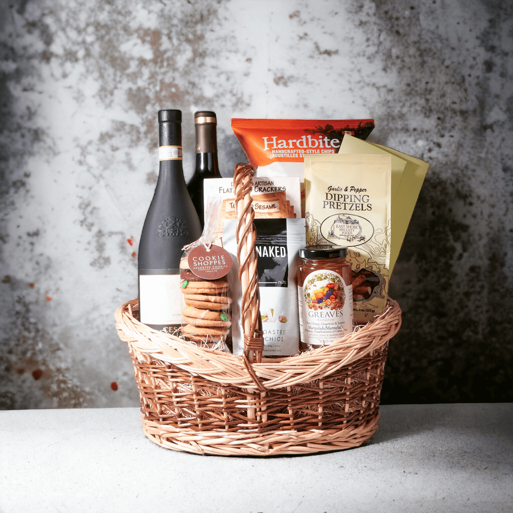 Sweet &amp; Savoury Pleasures Gift Basket