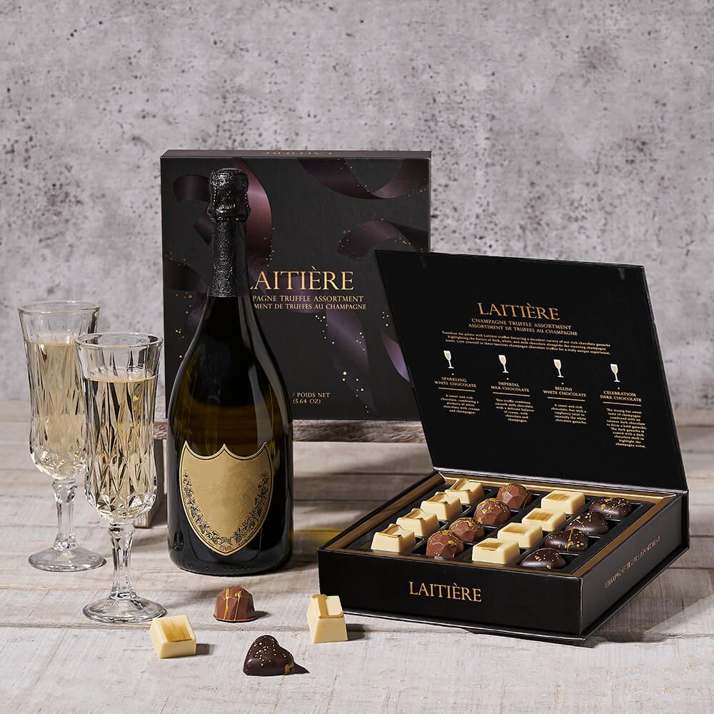The Champagne & Assorted Truffles Gift