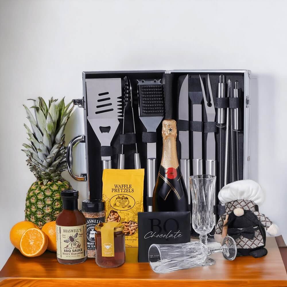 The Supremely Enjoyable Sparkling Wine &amp; Grill Gift
