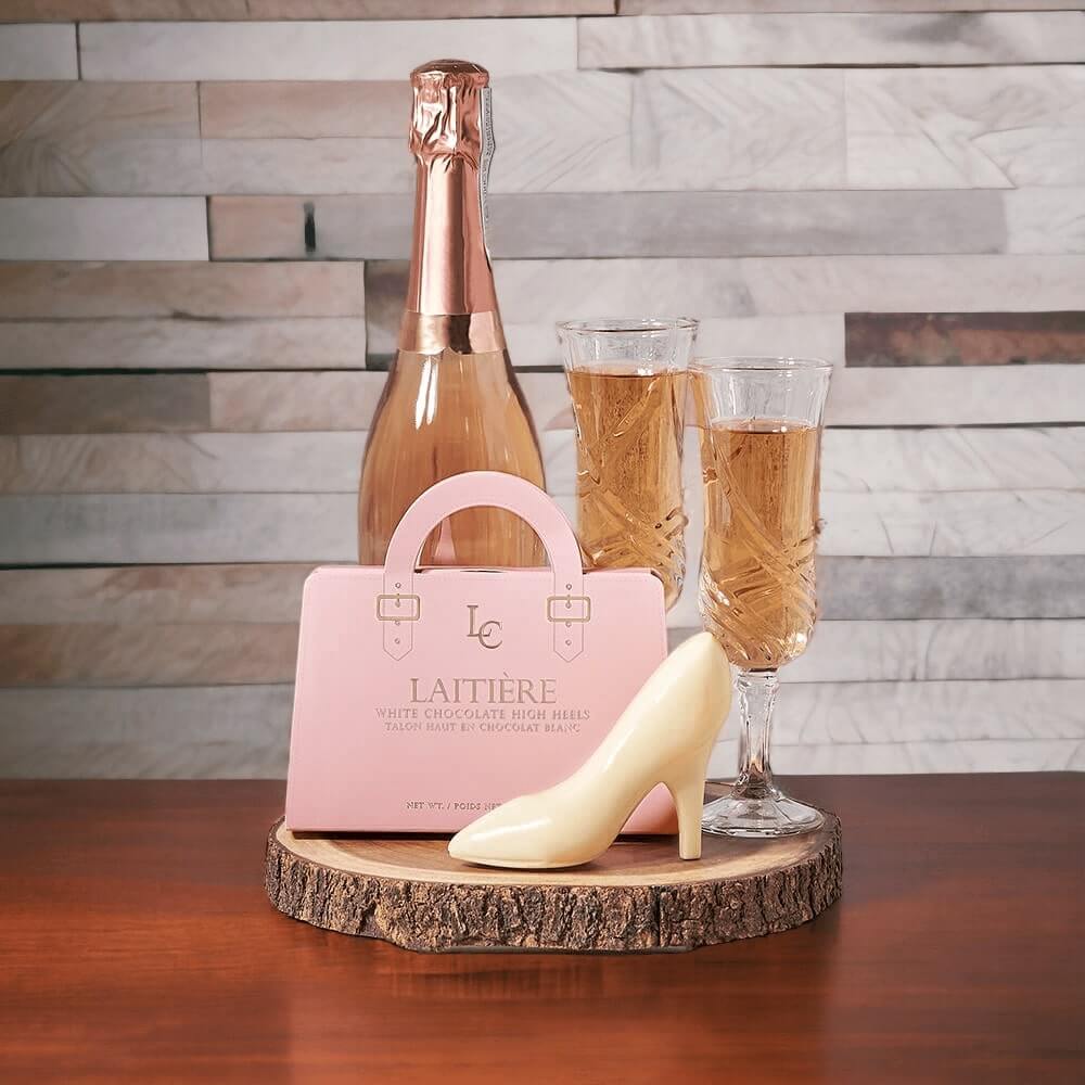 White Chocolate &amp; Sparkling Wine Gift Board