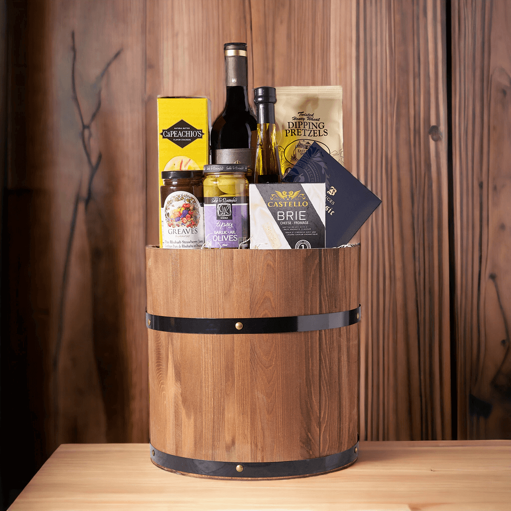 Wine &amp; Gourmet Foods Barrel