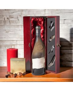 Red & Gold Truffles & Wine Gift Box