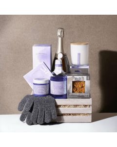 Sparkling Wine Spa Gift Crate